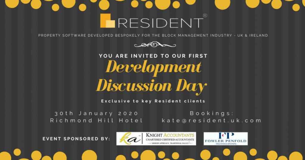Resident Development Discussion Day
